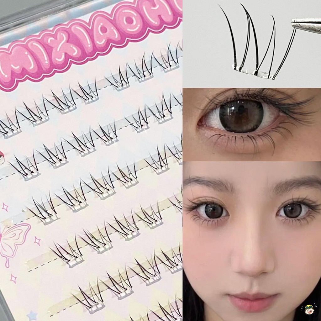 คอสเพลย์แต่ละ Lashes Clusters Soft Manga Bottom Cluster Lashes สําหรับช้อปปิ้งออกเดททุกวันใช้
