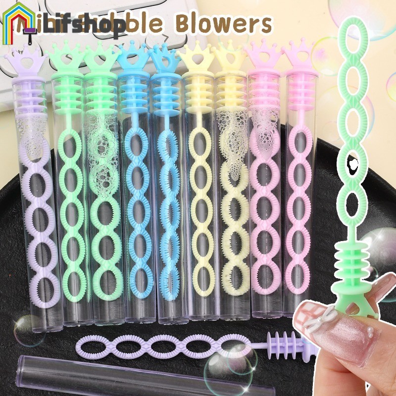 10ชิ้นที่มีสีสันฟองขวดสบู่-มินิเป่าฟองหลอดที่ว่างเปล่า-ห้าหลุมมงกุฎฟองคัน-พ่อแม่และลูกโต้ตอบของเล่น-แต่งงานงานเลี้ยงวันเกิดตกแต่ง ราคา ถูกที่สุด ดีลบีเคเค