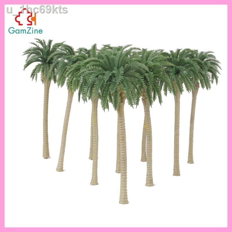 [NANA] 20 Plastic Model Tree Artificial Coconut Palm Trees Rainforest Scenery 1:150 N
