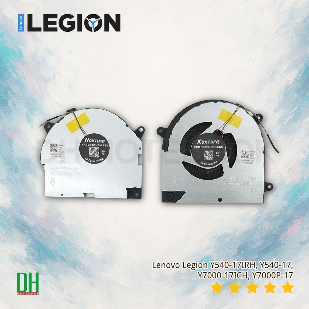 พัดลม อะไหล่ OEM คุณภาพสูง สำหรับ Lenovo Legion Y540-17IRH, Y540-17, Y7000-17ICH, Y7000P-17 XRDFS200