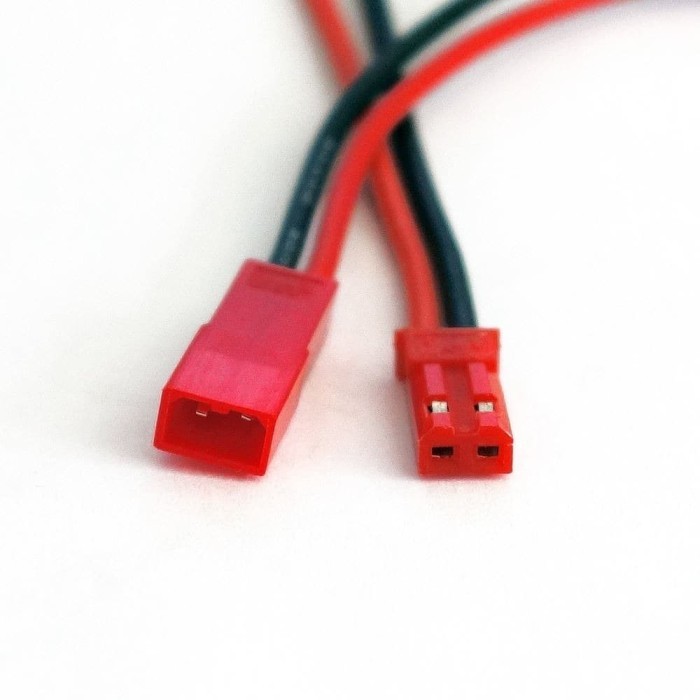 MERAH RED JST CONNECTOR 2PIN + สายเคเบิล
