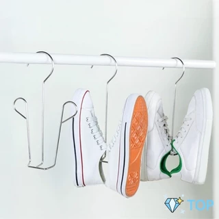 TOP 1 ชิ้น สแตนเลส ไม้แขวนรองเท้า ที่ตากรองเท้า สินค้าพร้อมส่งในไทย Shoe drying rack