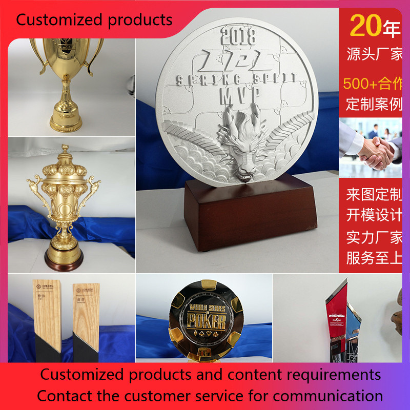 เปิดแม่พิมพ์เรซิ่น Honor Trophy โลโก้โลหะ Oscar เหรียญที่กําหนดเอง 3D คริสตัลรางวัล Creative Staff
