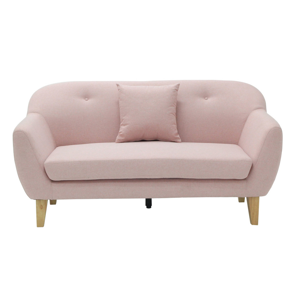 SB Design Square โซฟา 2 ที่นั่ง รุ่น Ryoko สีชมพู (153x85x79 ซม.)  แบรนด์ KONCEPT FURNITURE