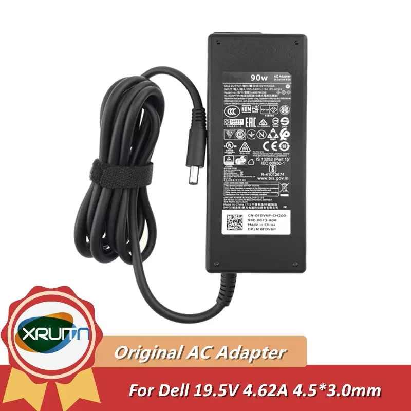 Original LA90PM111 19.5V 4.62A 90W AC Adapter Charger สําหรับ Dell XPS 13 (L321X) XPS 12 (9Q23) INSP