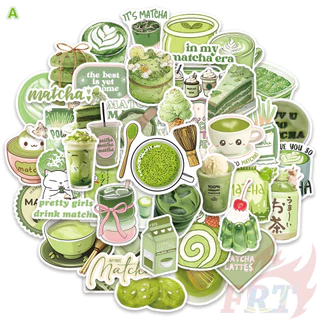 ❉ สติ๊กเกอร์ศิลปะมัทฉะลาเต้ ❉ 50 ชิ้น/เซ็ตกันน้ํา DIY Fashion Decals สติ๊กเกอร์ Doodle