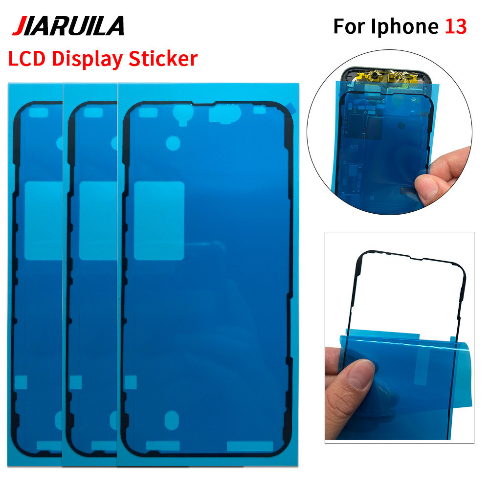 สติกเกอร์กาว LCD สําหรับโทรศัพท์ 16 15 14 Pro Max Plus 13 mini LCD หน้าจอสัมผัสจอแสดงผลสติกเกอร์กันน้ําซีล ราคา ถูกที่สุด ดีลบีเคเค แกลเลอรีภาพที่ 6