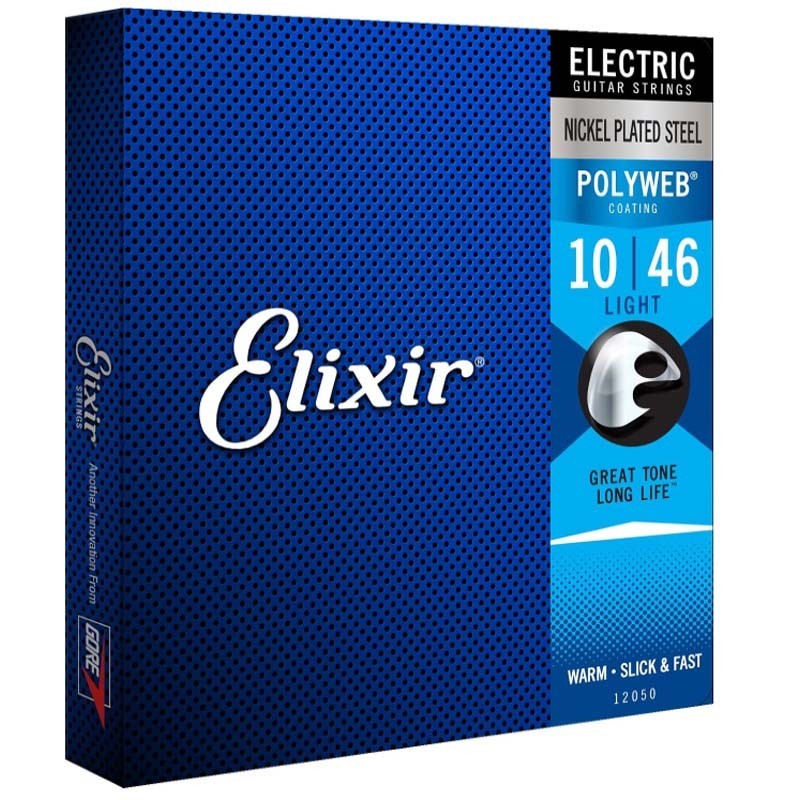 สาย Elixir POLYWEB เคลือบสายกีตาร์ไฟฟ้า 12000 12025 11000 11025