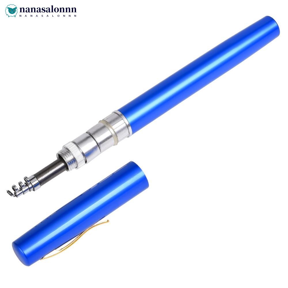 NANASALONNN 1.2M Mini ปากกาตกปลา Rod Retractable Pocket Ice Fishing Pole Ultra-Light แบบพกพายาว Cast