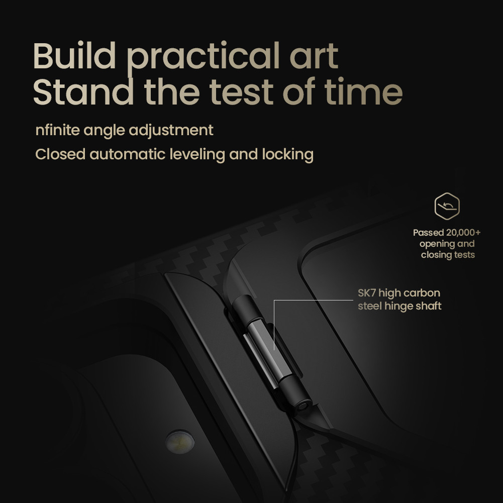 Nillkin พับกรณีสําหรับ Samsung Galaxy Z พับ 7 / Fold7 Aramid Fiber + TPU CarboProP กรณีแม่เหล็ก (ฝาครอบโปร่งใส) - รูปที่ 4