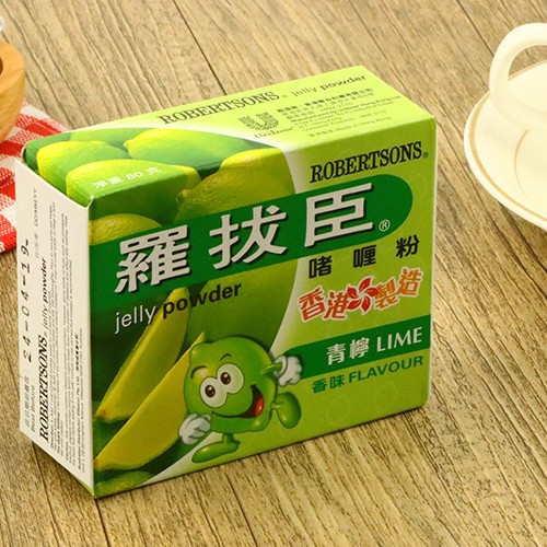 Hong Kong Robertson Gel Powder 0g Blackcurrant Strawberry Mango Lychee Fruit Flavour โฮมเมด diy Jell