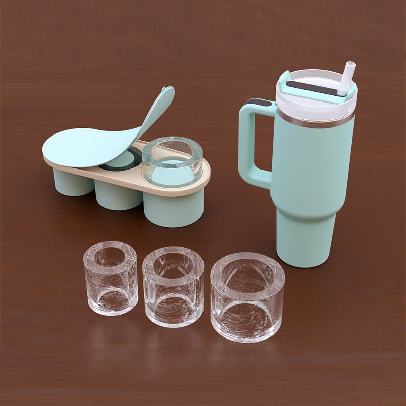 ถาดแม่พิมพ์ซิลิโคน ถาดก้อนน้ําแข็งกระบอกสําหรับ ถาดน้ำแข็ง ทรงกระบอก สําหรับทําน้ําแข็ง วิสกี้ ค็อกเทล โฮมเมด ใช้ได้กับ - รูปที่ 6