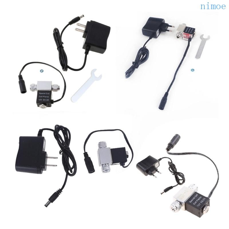 Nio CO2 Solenoid สําหรับวาล์วสําหรับ DC 12V Aquarium CO2 Regulator ระบบอุณหภูมิต่ํา Solenoid สําหรับวาล์วสําหรับปลาสําหรับถัง