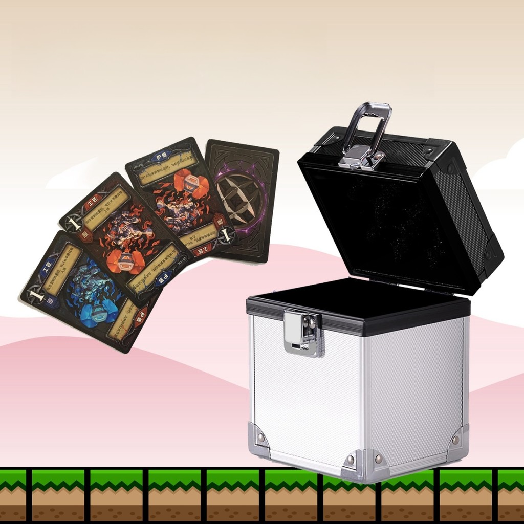 ✨สินค้าขายร้อน ✨Grading Grading Card Brick Collection Box กล่องเก็บของอลูมิเนียม Pokémon Sports Card