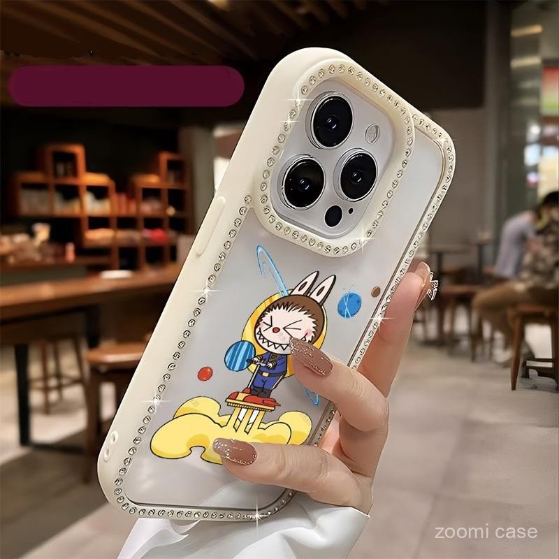 สําหรับiPhone 11 12 14 15 13 16 13PRO 14PRO 13PROMAX 12PROMAX 11PROMAX 14PLUS 13PLUS Labubu Planetแฟ