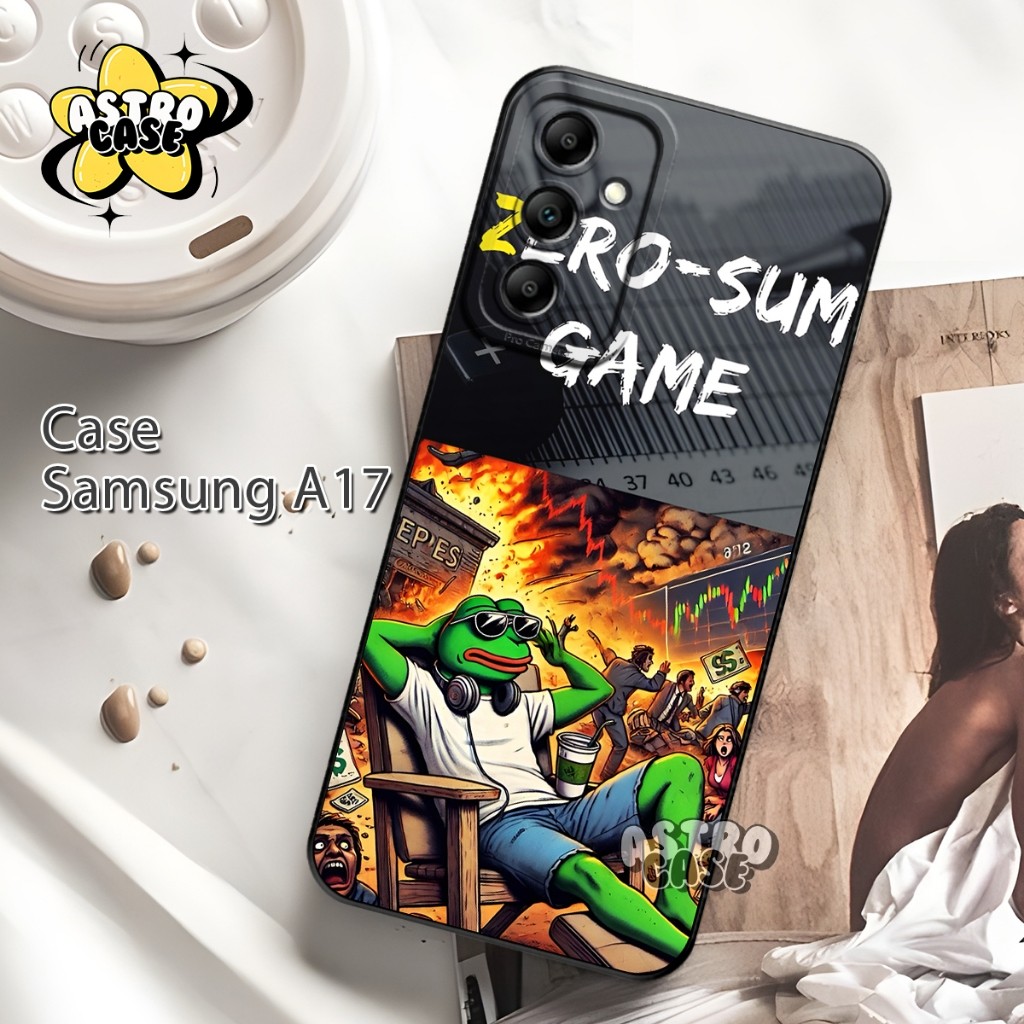 Softcase ยางเต็ม Samsung A17 NEW - ปลอก hp Samsung A17 Premium Motif Mene Coin - เคส Samsung A17 ล่า