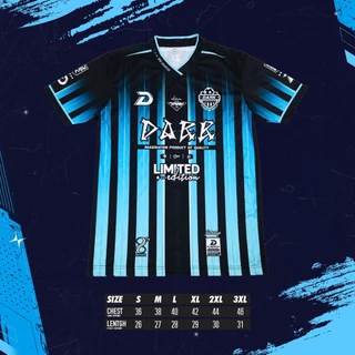 เสื้อกีฬาพิมพ์ลาย เสื้อบอล ผ้าไมโครโพลีเอสเตอร์ ออกกำลังกาย Sport A18