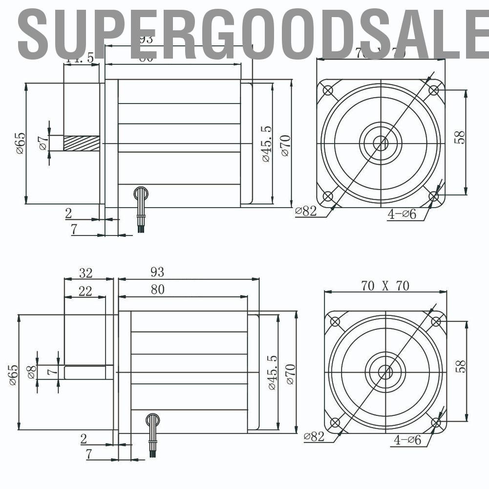 Supergoodsales Supergoodsales-th 220V AC Geared Motor 15W 3IK15GN C SET SPEED GERIN BOX อัตราส่วน 50