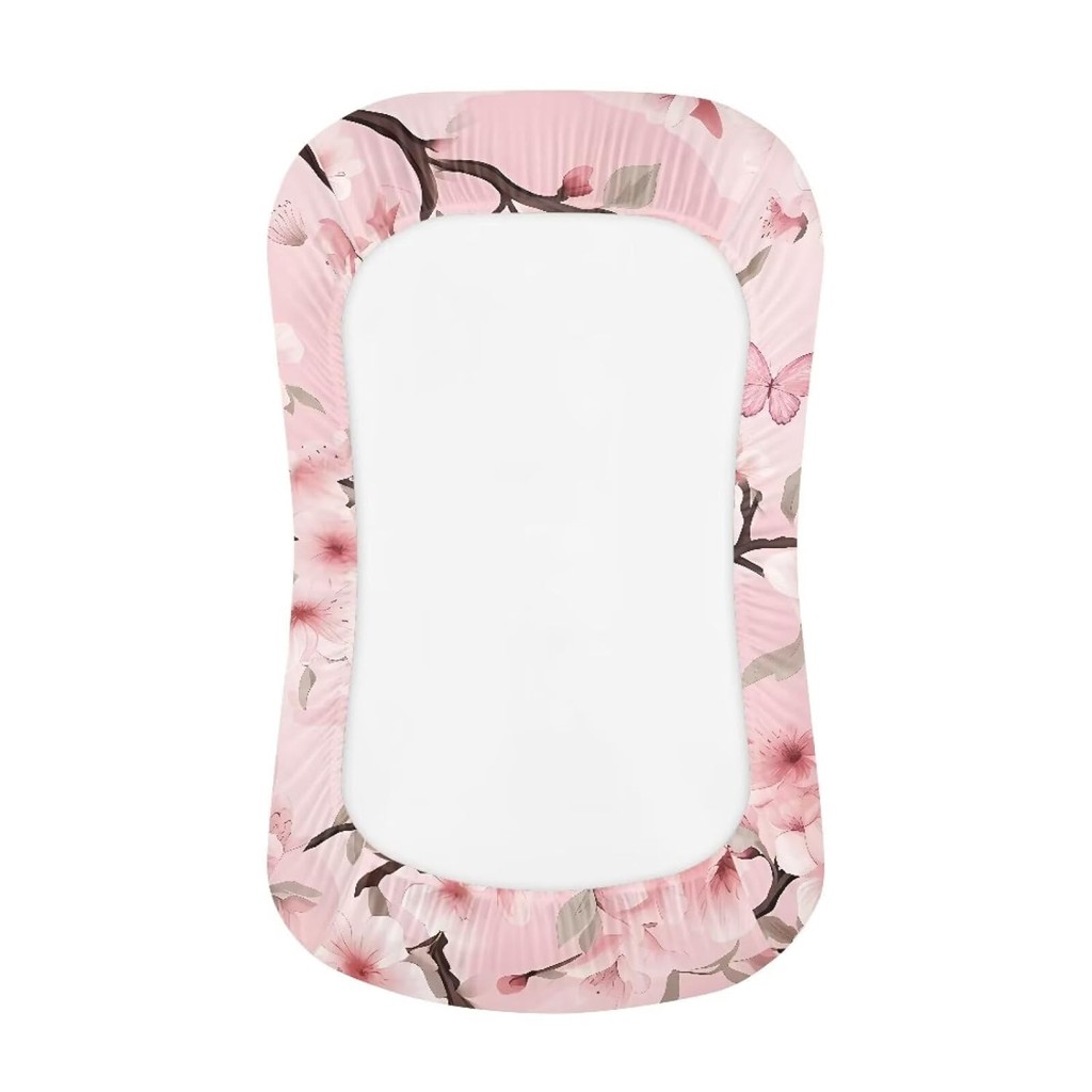 ดอกไม้ผีเสื้อเก้าอี้เด็กหมอนสําหรับสาว Snuggle Me Lounger,สีชมพูเด็ก Nest Lounger สําหรับเด็กวัยหัดเ