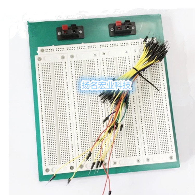 SYB-500 สายเชื่อมต่อ + Breadboard Breadboard + สายเชื่อมต่อ Tie Cable Plus Breadboard 1 ชุดส่วนประกอ