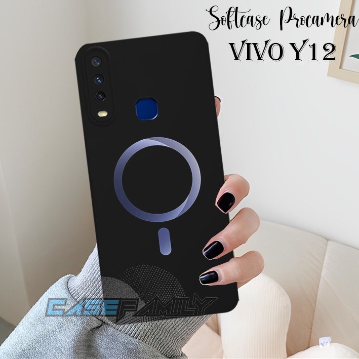 กันชนTpu VIVO Y12 Y12I Y15 Y17 Y19 Y30 Y30I Y50 iph0ne logo Motif - Unique TPU Silicone Softcase - A