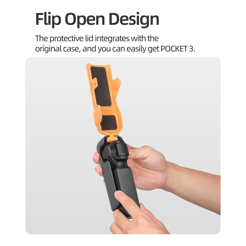 Sunnylife อัพเกรดฝาครอบด้านบนพร้อมตัวกรองเลนส์สําหรับ DJI Osmo Pocket 3 Anti-Fall ฝาครอบป้องกันพร้อมอุปกรณ์เสริมกล้อง Lanyard ราคา ถูกที่สุด ดีลบีเคเค แกลเลอรีภาพที่ 5