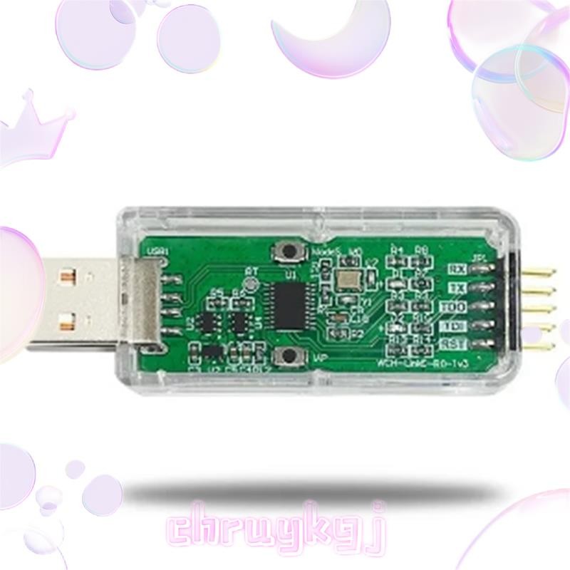 WCH LinkE ออนไลน์ดาวน์โหลด Debugger สถาปัตยกรรม MCU/SWD อินเทอร์เฟซ 1 พอร์ตอนุกรมไปยัง USB chruykgj.