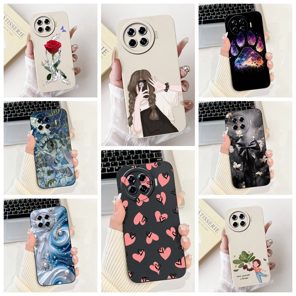 Tecno KJ7 กรณี Tecno Spark 20 Pro + หรูหราแฟชั่นดอกไม้ Kawaii แมวน่ารักกันกระแทกเคสโทรศัพท์ Techno S