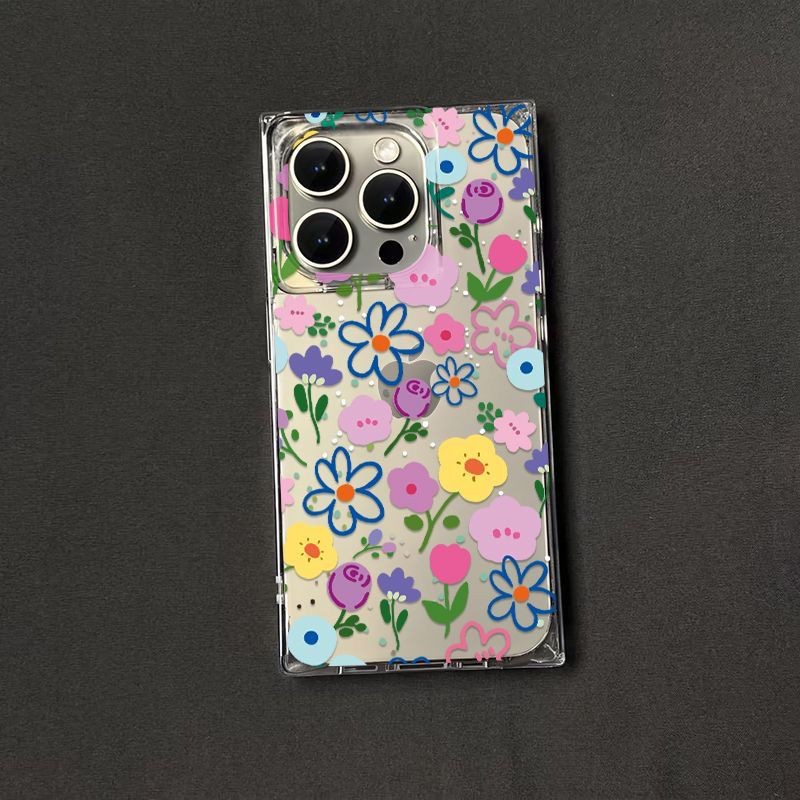 [Cube] Dopamine Flower · Ice Crystal Cube เหมาะสําหรับ iPhone 16/15/14/13promax