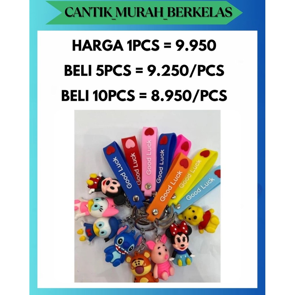 GANTUNGAN CMB VIRAL CHARACTER KEYCHAIN + PREMIUM QUALITY KEYCHAIN STRAP SOUVENIR GIFT