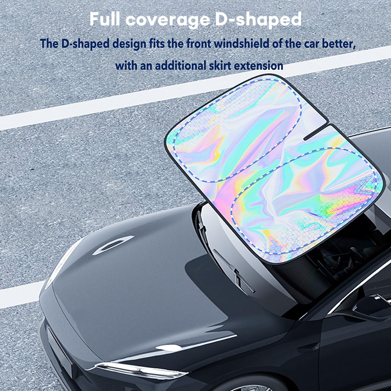 carboss ร่มกันแดดในรถ laser ม่านบังแดด ที่บังแดดในรถยนต์ บังแดดรถยนต์ บังแดดหน้ารถ. - รูปที่ 2