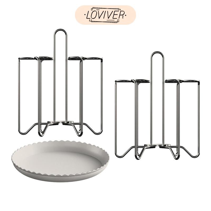 LOVIVER ที่วางแก้วกาแฟชั้นวางถ้วยน้ําถ้วยชาแบบพกพาชั้นเก็บของขาตั้งถ้วยแก้วสําหรับเคาน์เตอร์สํานักงานตู้ห้องนั่งเล่น - รูปที่ 2