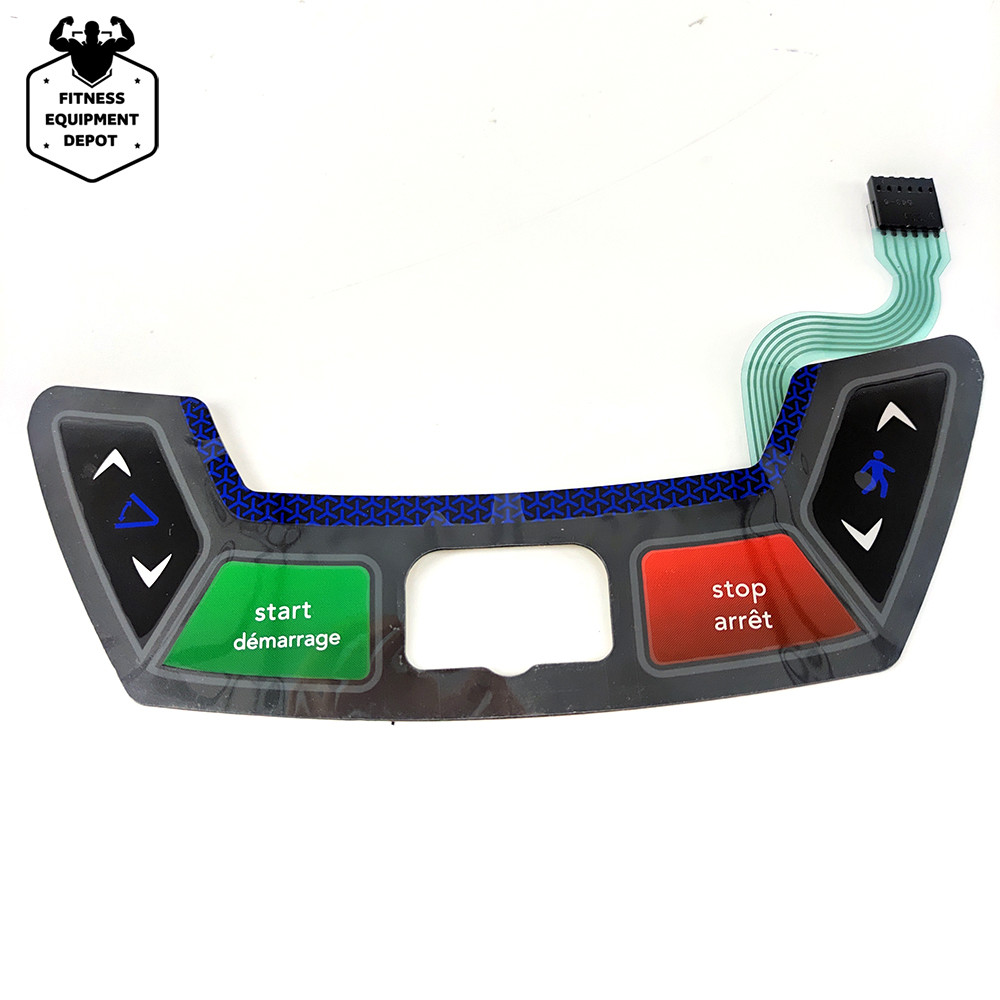 ปุ่มปุ่มกดลู่วิ่ง Horizon Numberpad T01-04 TM684-1US Horizon Treadmill อะไหล่สําหรับ Johnson