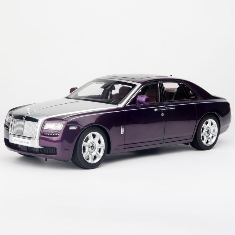 Kyosho Rolls-Royce Gust Ghost 1: 18 โมเดลรถจําลองโลหะผสมข้อเสนอพิเศษของสะสมสําหรับผู้ใหญ่