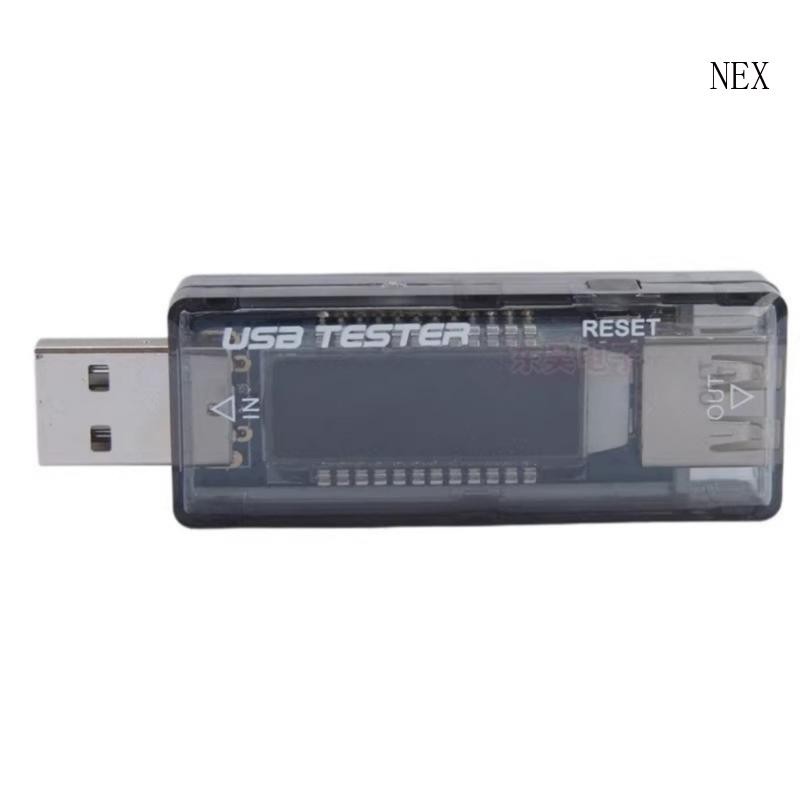 NEX USB Meter เครื่องทดสอบพลังงาน USB สําหรับการวัดที่แม่นยําของการชาร์จพารามิเตอร์