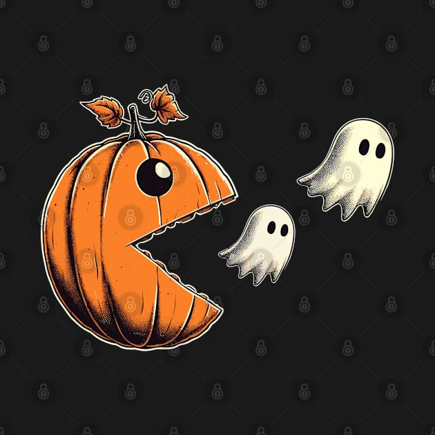 เสื้อยืด Vintage PacMan Pumpkin thumbnail 9