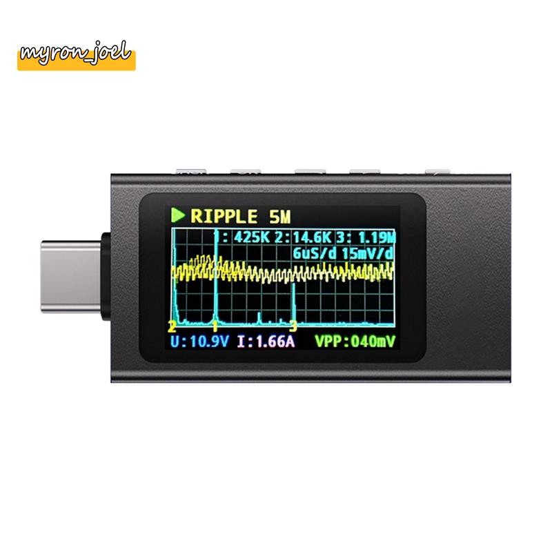 KWS-X1 Power Meter เครื่องทดสอบ Type-C มัลติฟังก์ชั่นดิจิตอลจอแสดงผล DC แรงดันไฟฟ้าแอมป์มิเตอร์ Powe
