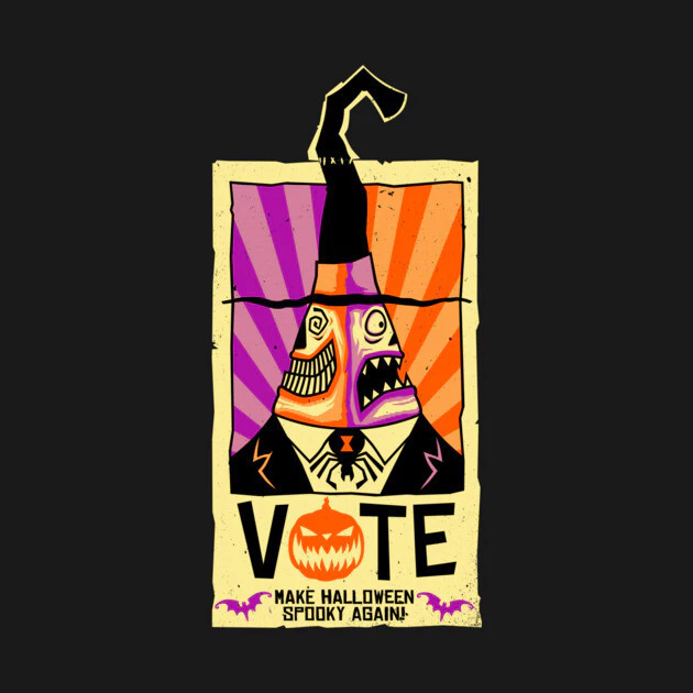 เสื้อยืด Vintage The Spooky Vote Oversize thumbnail 9