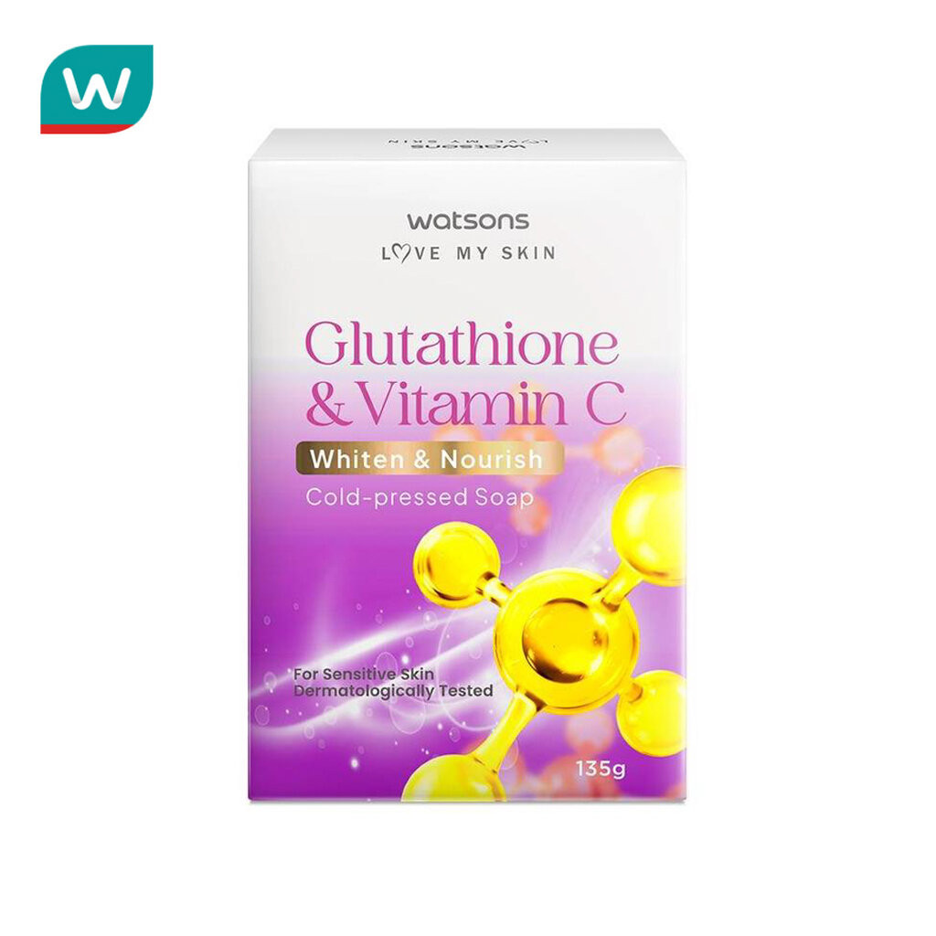 Watsons วัตสัน กลูต้าไธโอน โคลด์-เพรส โซป 135กรัม.