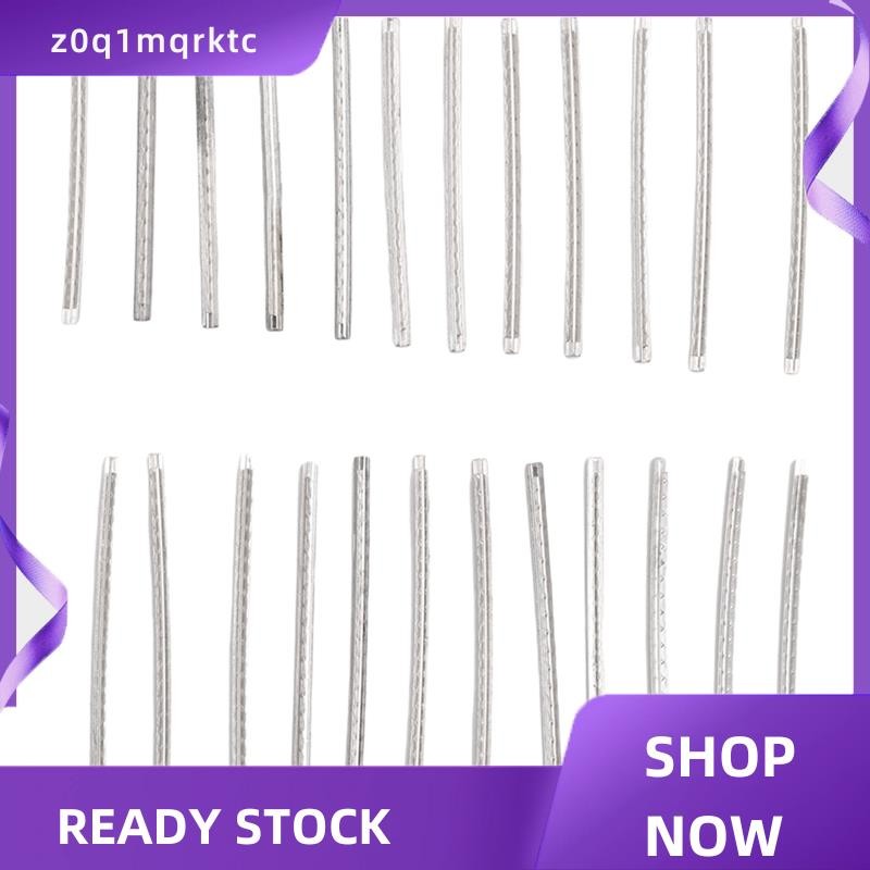 z0q1mqrktc 2.9MM กีตาร์ไฟฟ้าอะคูสติก 24 Frets Fret Wire Fret ชุดสายไฟ, สีเงิน