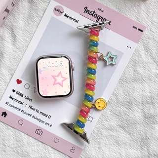 สายรัด TPU ยืดหยุ่นสำหรับ for Smartwatch IWatch Apple Watch Ultra/SE 3 2 49 42 40 44 46 38 45 มม. Series 11 10 9 8 7 6 5