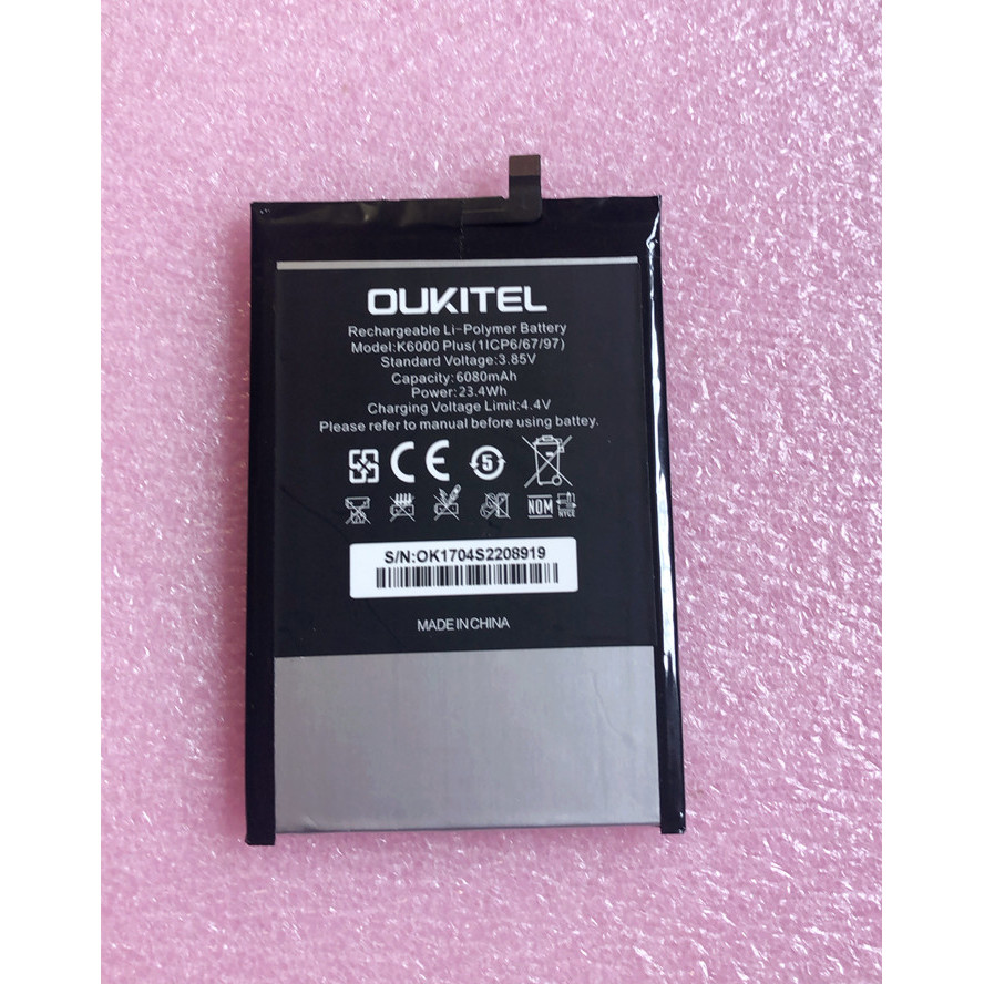 OUKITEL OUKITEL K6000 Plus โทรศัพท์มือถือแบตเตอรี่เดิม OUKITEL K6000/PRO กระดานไฟฟ้าในตัว