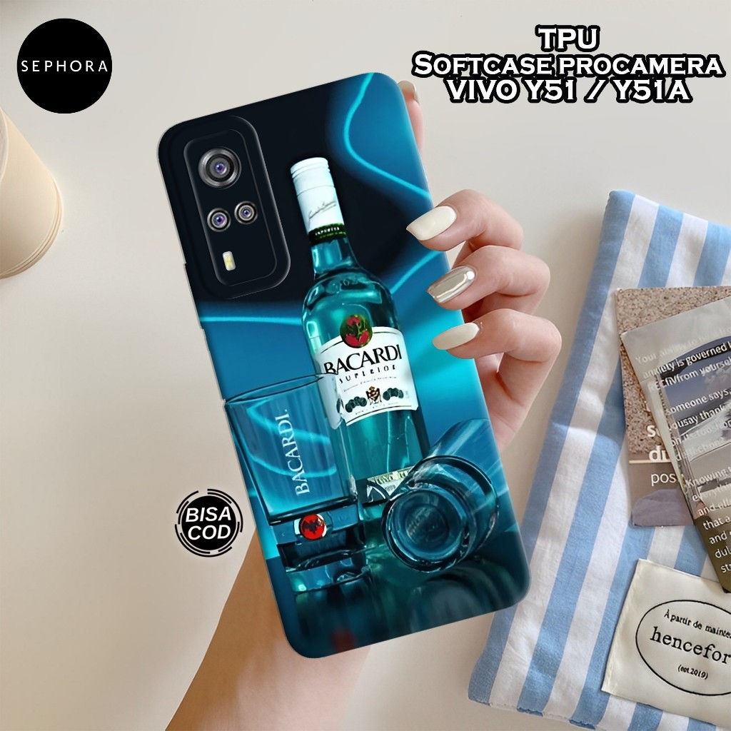 เคส HP ล่าสุด Vivo Y51 / Y51a - เคสเครื่องดื่มแฟชั่น - Vivo Y51 / Y51a Softcase - เคสกล้อง Pro - เคส