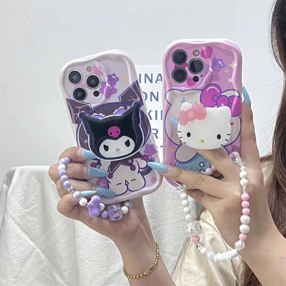 NY| เคส สำหรับ Vivo S1 Pro Y1S Y02 Y02A Y02S Y03 Y18 Y28S Y19S Y73 Y78 Y91C Y100 Y200 V9 Youth V15 V20 V21E V23 V23E V25 V25E V27 V27E V29 V29E V30E V30 Pro V40 Lite Soft Lovely Cartoon Kuromi Hello Kitty Water Ripple Phone Case