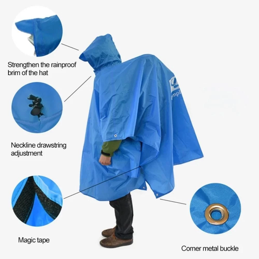 โอดาก้า เสื้อกันฝน 3 ใน 1 แบบพกพาสำหรับเดินป่าและตั้งแคมป์ thumbnail 7
