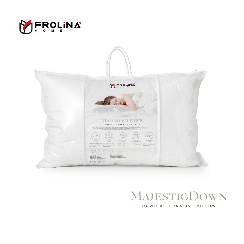 Frolina Majestic Down Pillow ขนาด 19x29 นิ้ว