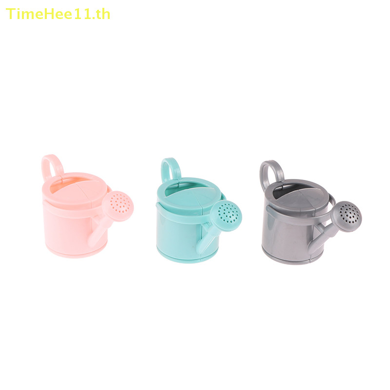 TimeHee 1:12 Dollhouse Miniature บัวรดน้ําถัง Sprinkler Shovel รุ่นเครื่องมือทําสวน Decor ตุ๊กตา House อุปกรณ์เสริม TH