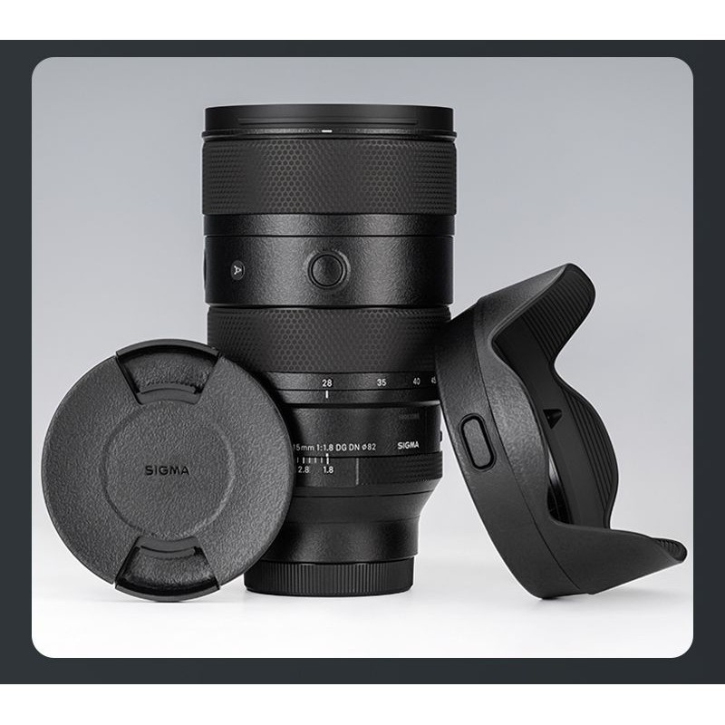 เหมาะสําหรับ SIGMA 28-45 F1.8 DG DN Sony ปากเลนส์ป้องกันฟิล์ม Frosted 3M สติกเกอร์ 2845