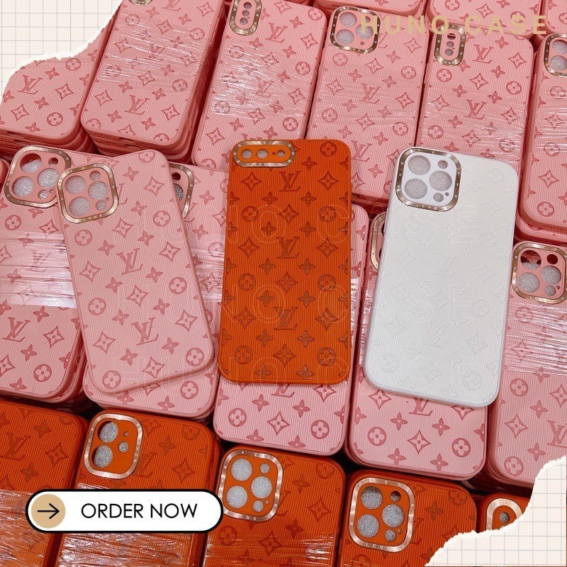 LV Pink iPhone Case Full Camera Cluster