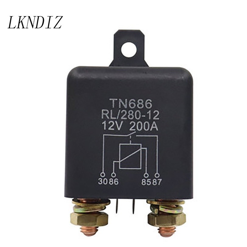 ✻12V/24V 200A Truck Car Motor Automotive Relay 1.8W 4.8W Continuous Type Automotive Modular Relay